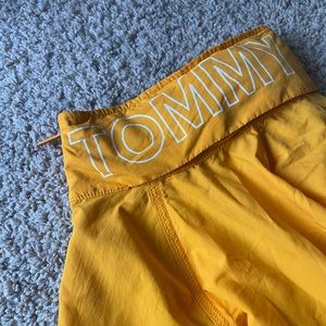 Tommy Hilfiger Yellow Cropped Windbreaker